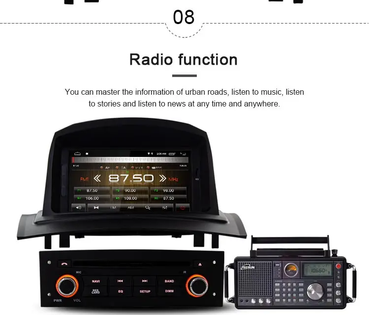 JDASTON Android 10 автомобильный мультимедийный плеер для RENAULT Megane Fluence 2002-2008 wifi gps навигация 1 Din автомагнитола Стерео DVD SD