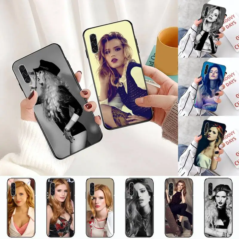

Bella Thorne girl Phone Case For Samsung A S M Note 9 10 20 fe 21 71 30 ultra plus 5g 11 31 51 s
