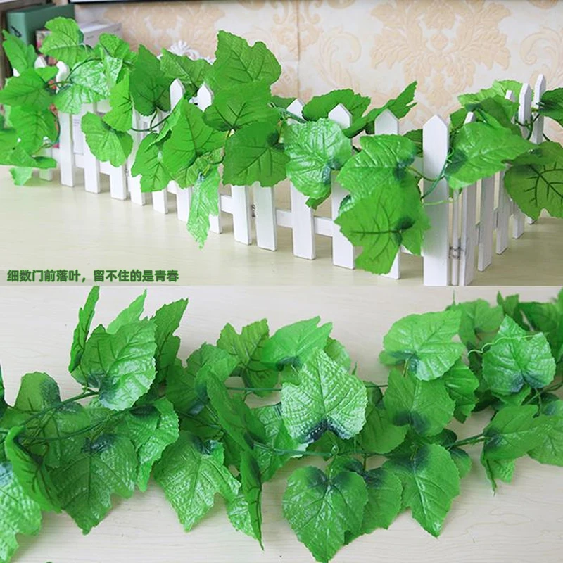 Искусственные зеленые растения цветы лозы все стили ананас подвесной плющ