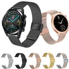 Ремешок Миланская петля для Huawei Watch GT GT2 46 мм 42 мм GT 2 Pro, браслет из нержавеющей стали для наручных часов Xiaomi, 2022 мм