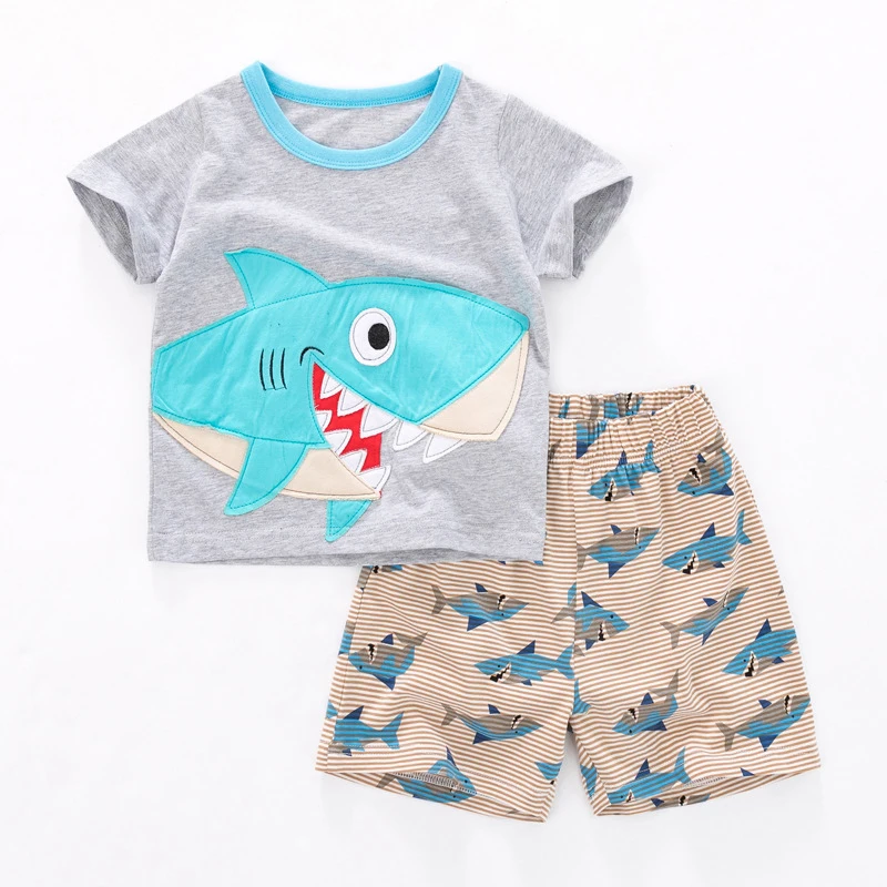 

Bambino новый год 2021 летний комплект из футболки с длинными рукавами и укороченные штаны; Комплект одежды для маленьких мальчиков От 2 до 7 лет, к...