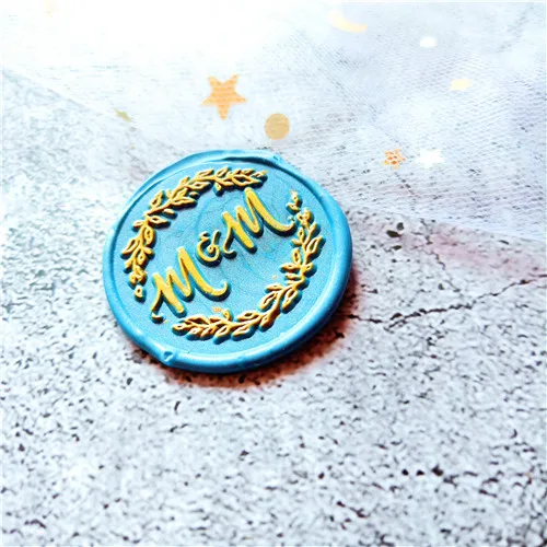 По индивидуальному заказу латунный штамп набор в подарочной коробке компания