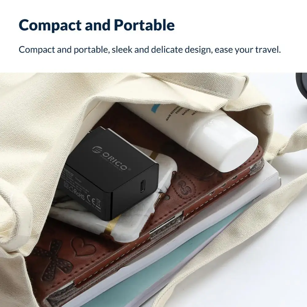 ORICO 18 Вт PD2.0 USB Type C зарядное устройство Быстрая зарядка PD 2 0 быстрое для iPhone 11Pro Max