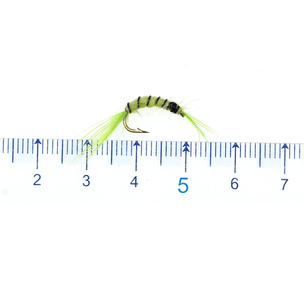 Vampfly 10 шт. Скад креветки муха форель рыболовные приманки #14 Искусственные