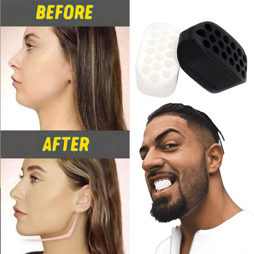 

1Pc Face Jaw Muscle Exerciser Chin Neck Silicone Facial Line Trainer Slimming Beauty Fitness Equipment Bodybuilding Tool