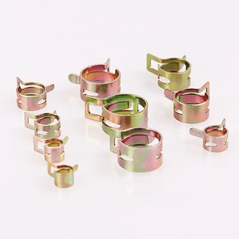 75 шт./компл. 6 10 мм вакуумная пружина топливного масла воды ЦП шланг зажим труба