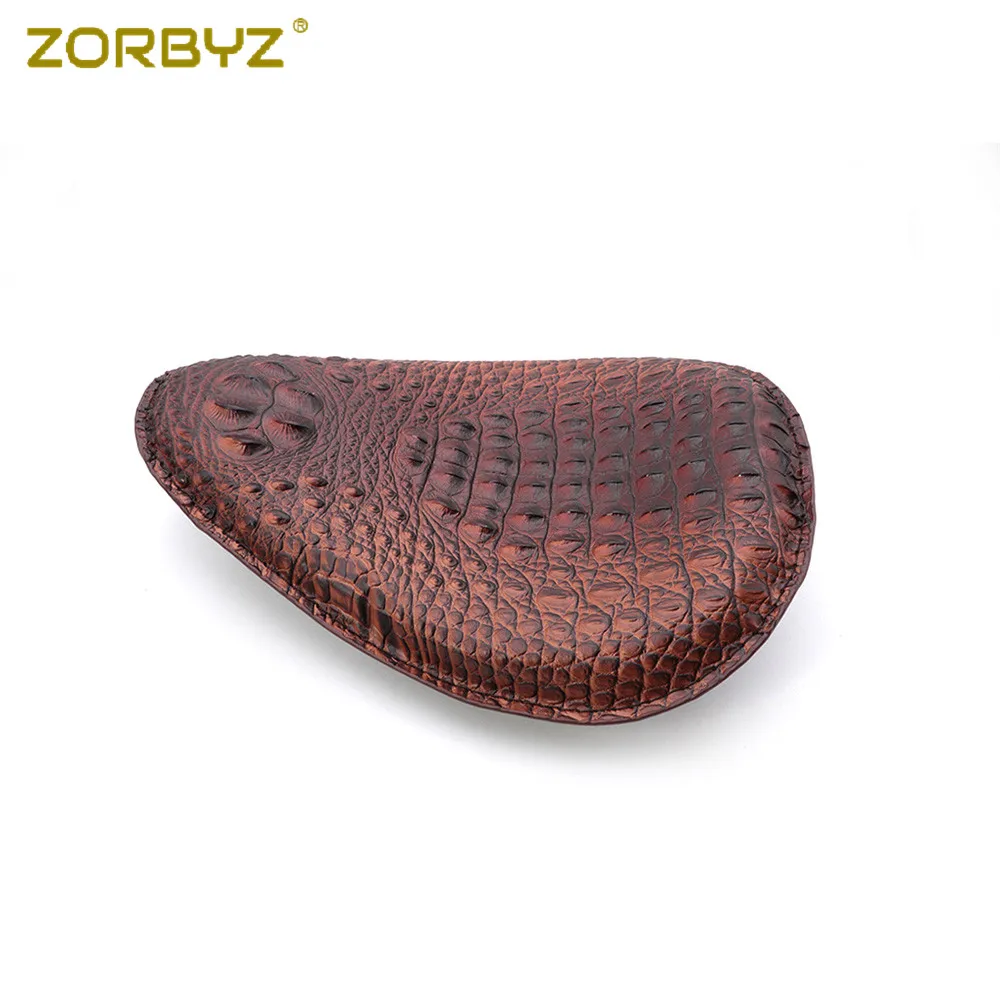 ZORBYZ мотоциклетное коричневое сиденье из искусственной кожи крокодила для Honda