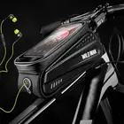 WILD MAN новая велосипедная сумка непромокаемая рамка Передняя верхняя труба велосипедная сумка светоотражающий 6,6 дюйма чехол для телефона сумка с сенсорным экраном аксессуары для MTB велосипеда