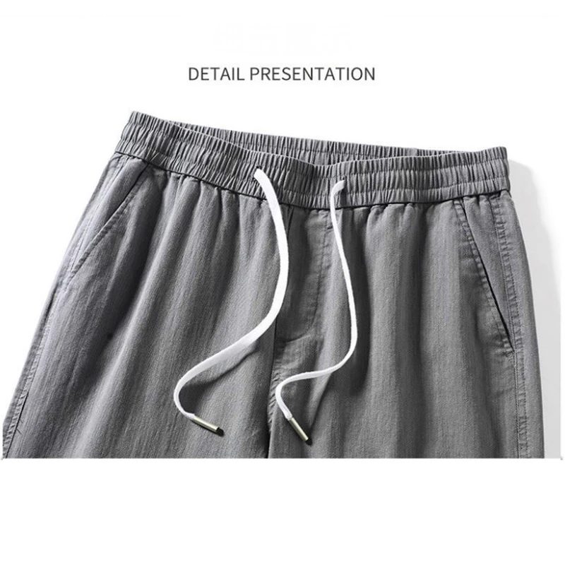 Мужские модные спортивные брюки уличные стильные штаны на шнуровке мешковатые