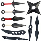 Фигурка аниме Наруто, косплей, оружие, меч, кунай, шурикен, аксессуары, мультфильм Наруто, экшн, пластиковая детская игрушка для мальчиков, подарок