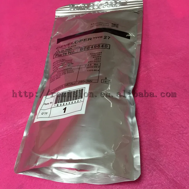 Черный порошок разработчика B2349640 для Ricoh Aficio тип 27 MP9000 MP1350 MP1100|Детали принтера| |