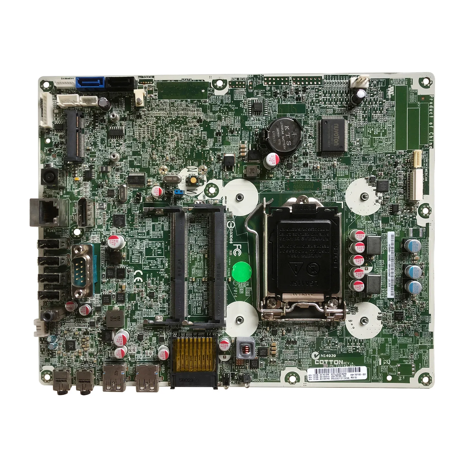 

Для HP 400 PRO 400 G1 материнская плата AIO 737339-001 737339-501 737339-601 737182-001 787184-001 аккумулятор большой емкости LGA 1150