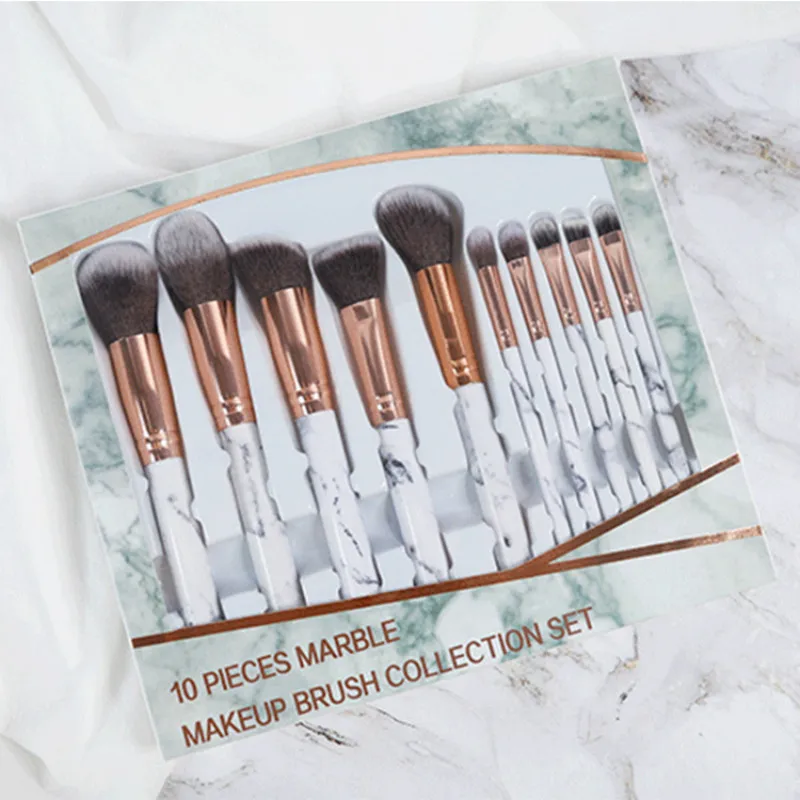 10 шт кисти для макияжа многофункциональные консилер тени век основа 2019 набор