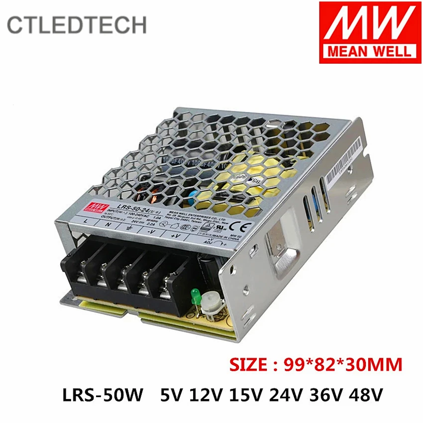 Блок питания Mean Well 3V50W 5V50W 12V50W 15V50W 24V50W 36V50W 48V50W Женская фотография | Лампы и