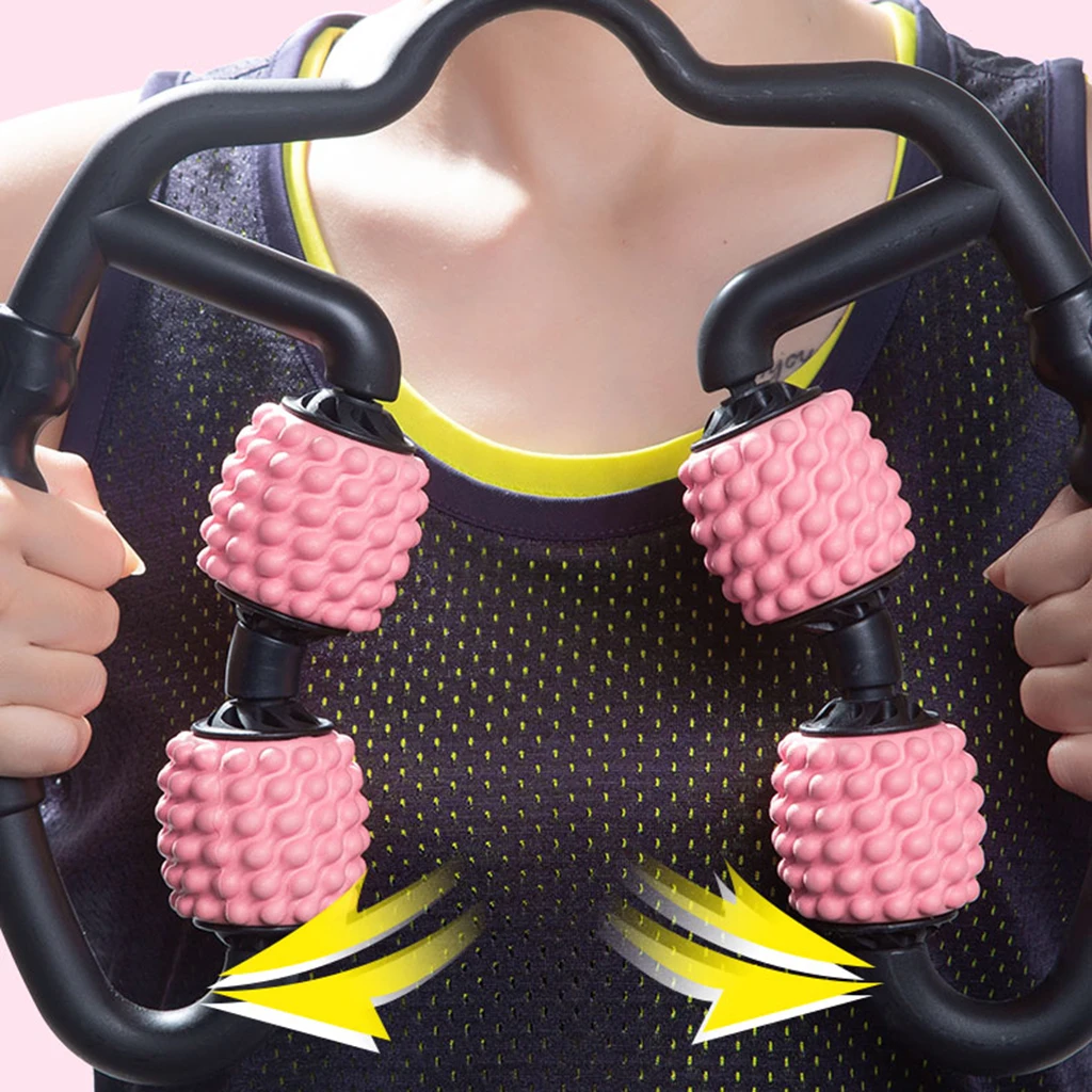 Массажер роликовый для акупрессуры шеи рук ног живота|Ногу массажный аппарат| |