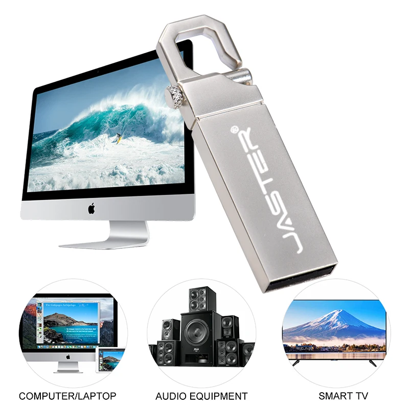 Металлический usb флеш-накопитель 2 0 ГБ 32 16 8 4 Гб | Компьютеры и офис