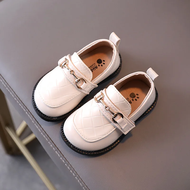 childrens leather shoes casual girls shoes baby shoes outdoor square head non slip kid shoes princess toddler mary janes shoes free global shipping