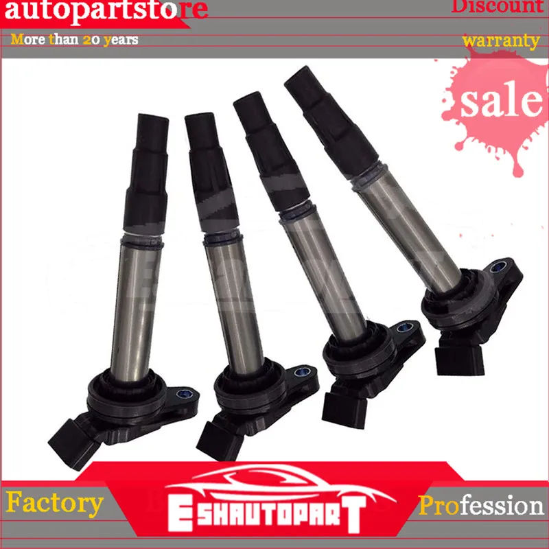 

4 шт. 9091902252 катушки зажигания для авто Toyota Auris Corolla Matrix Prius IM xD 1.8L 9091902258 мкФ-596 C1714 UF619 90919-C2005