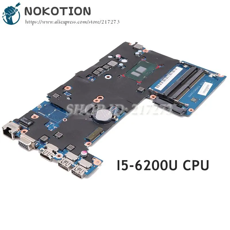 

NOKOTION 855656-601 855656-001 DAX61CMB6D0 для HP 430 G3 440 G3 материнская плата для ноутбука SR2EY I5-6200U ЦП DDR4