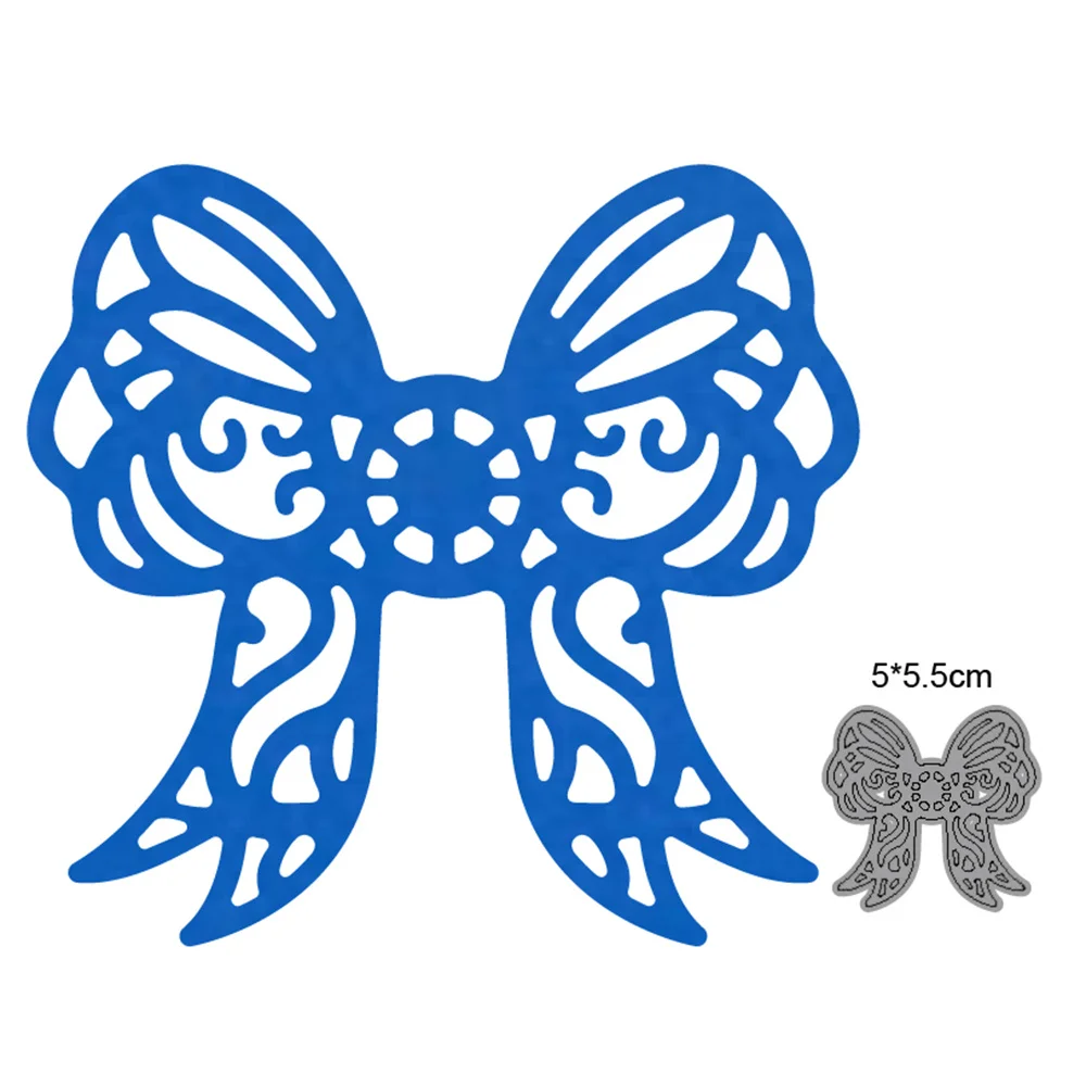 

Bow Metal Cutting Die Stamping DIY Die-cuts Scrapbooking Embossing Stencil Album Gift Cards Home Decoration Paper Craft
