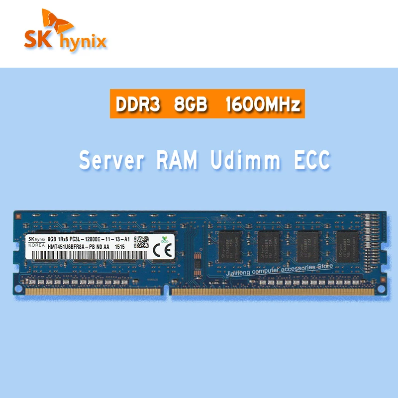 Оперативная память для настольного компьютера SK HYNIX 2 ГБ 4 8 PC2 PC3 2Rx8 PC3L ECC DDR2 DDR3 800 МГц