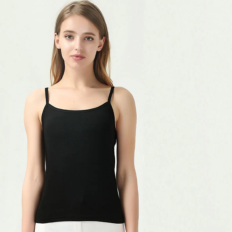 Women Summer Tank Tops U Neck Sleeveless Vest Camisole Solid Slim Breathable Bottoming T Shirt Casual Fitness Short Singlets