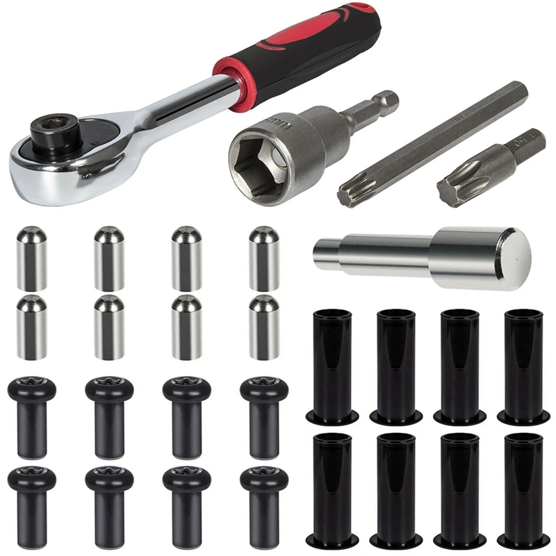 

Door Pin Guide, Hinge Nuts, Liner & Removal Torx Set for Jeep Wrangler JK JL 2007-2020 Car Accessories