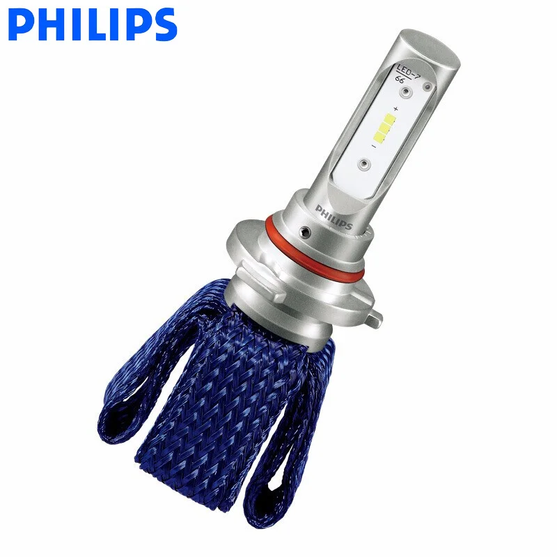Philips светодиодный 9005 9006 HB3 HB4 Ultinon Эфирное автомобильные лампы 6000K яркий белый