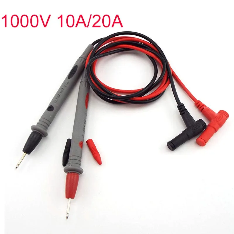 

1000V 10A 20A Multi Meter Test Probe Leads Probes Multimeter Needle Tip Pen Universal for Digital Multimeter Tester Voltmeter B4