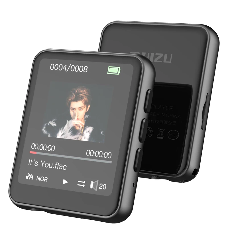 

ruizu New metal bluetooth mp3 player 8gb built-in speaker fm radio e-book voice recorder portable audio sport flac music Video