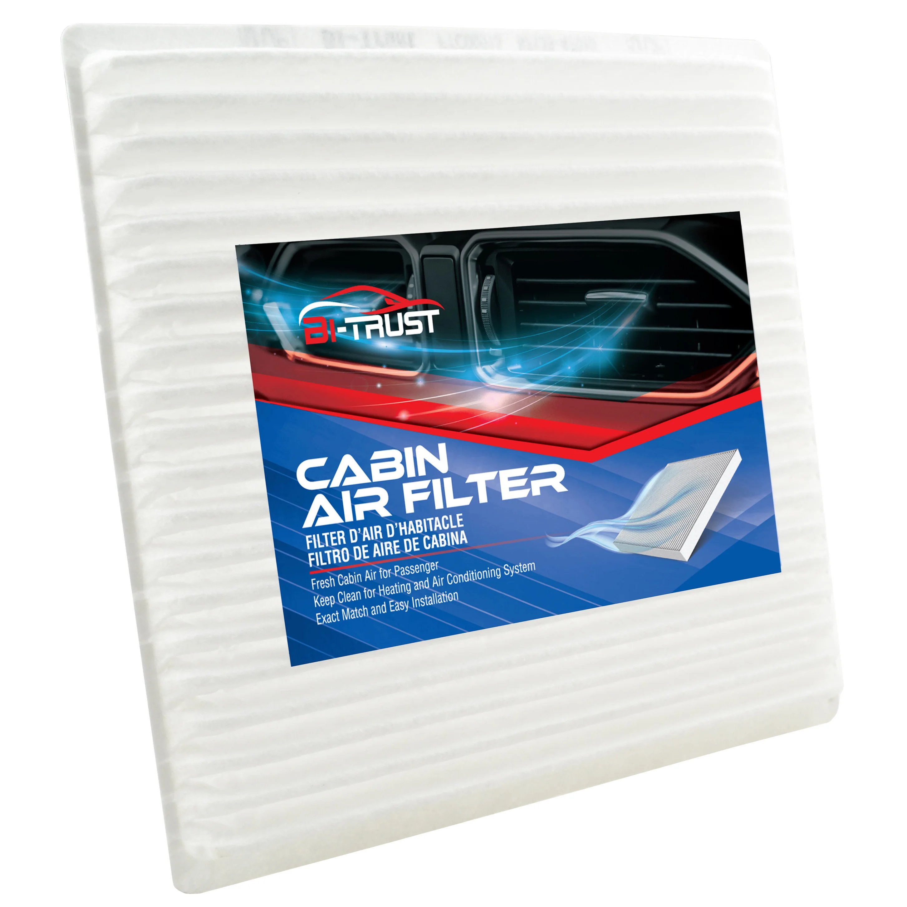 

Bi-Trust Cabin Air Filter for 2003-2008 Toyota Matrix L4 1.8 2002-2008 Corolla L4 1.8 88568-02020