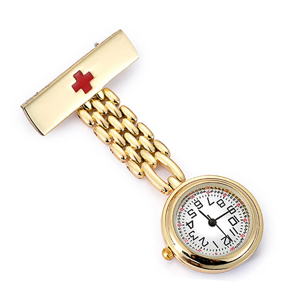Женские часы из нержавеющей стали карманные портативные с ФОБ-браслетом для