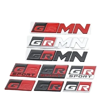 Металлическая 3d-наклейка для автомобиля логотип GR Sport Toyota Camry Corolla Tacoma Highlander Rav4 CHR