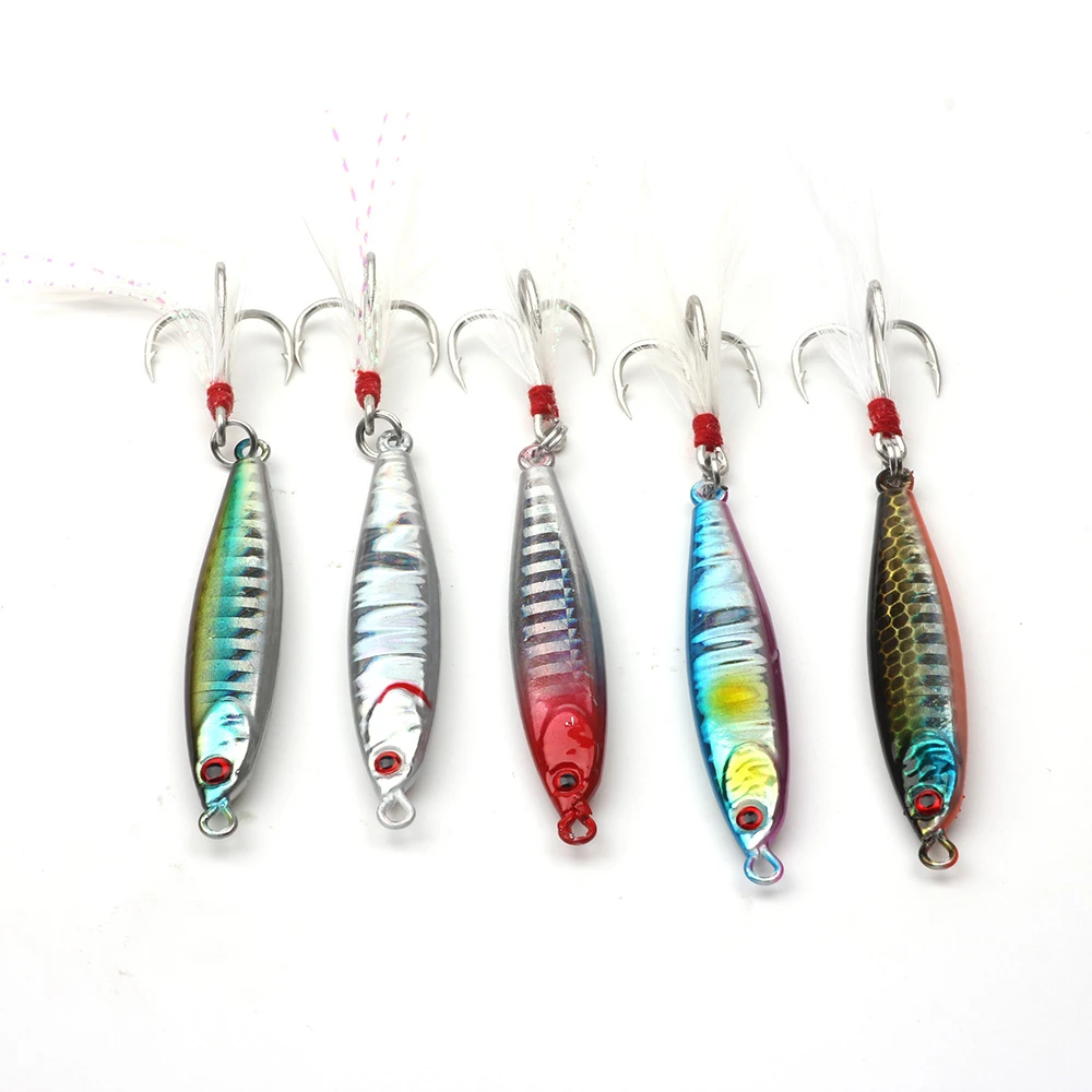 Rompin металлический джиг 17/22 г рыболовная ложка для пресноводной рыбалки твердая