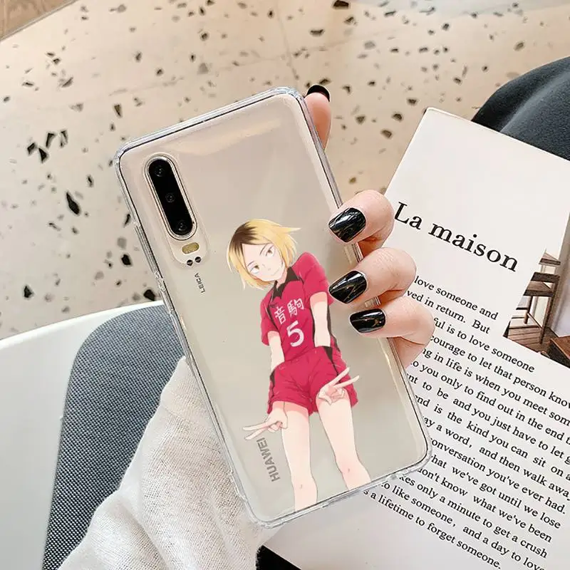 

Kenma Kozume of Haikyuu Phone Case Transparent for Samsung A71 S9 10 20 HUAWEI p30 40 honor 10i 8x xiaomi note 8 Pro 10t 11