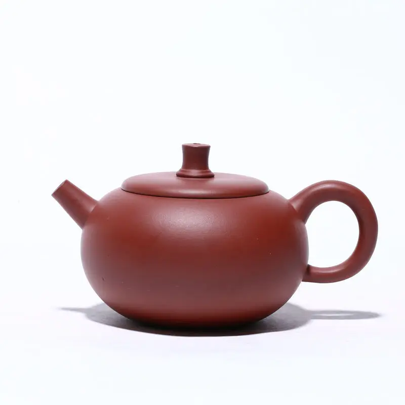 

Zisha teapot Yixing zhikuang cement Apple teapot pure handmade tea set mixed batch