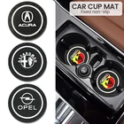 2 шт. Автомобильный держатель для стакана для воды, Противоскользящий коврик из силикагеля для BMW MINI Audi Toyota Honda Ford Nissan Seat Mazda Jeep