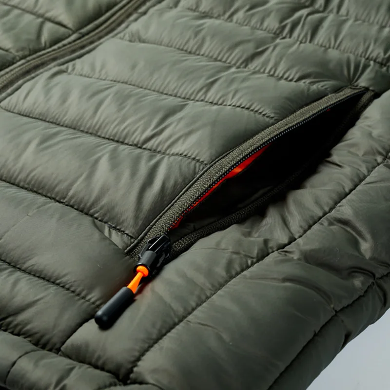 Autumn and winter light cotton clothing spot casual youth fit hidden zipper