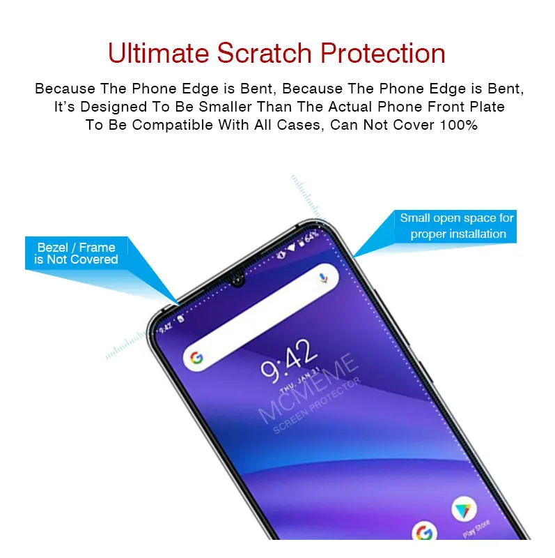 2-in-1 Case + Glass For UMIDIGI a5 pro Screen Protector Lens On a 5 protective cover cases | Мобильные телефоны и
