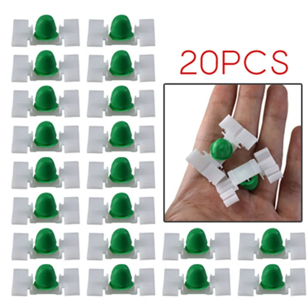 

35mm*22mm Moulding Trim Clips FOR E36 Nylon Replaces For BMW 51-13-1-960-054 (1992-1999) White 20× Accessories