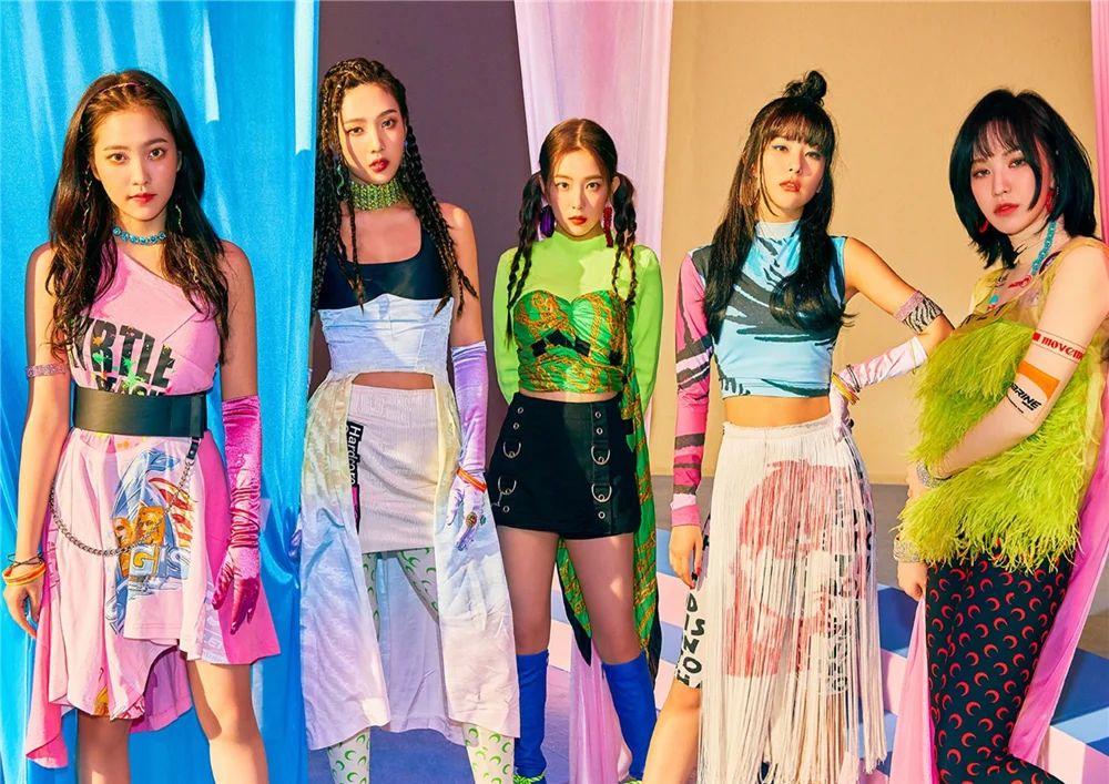 Прозрачный Красный бархат Kpop настенные плакаты Наклейки белая мелованная бумага яркие цвета украшения дома - Цвет: Прозрачный