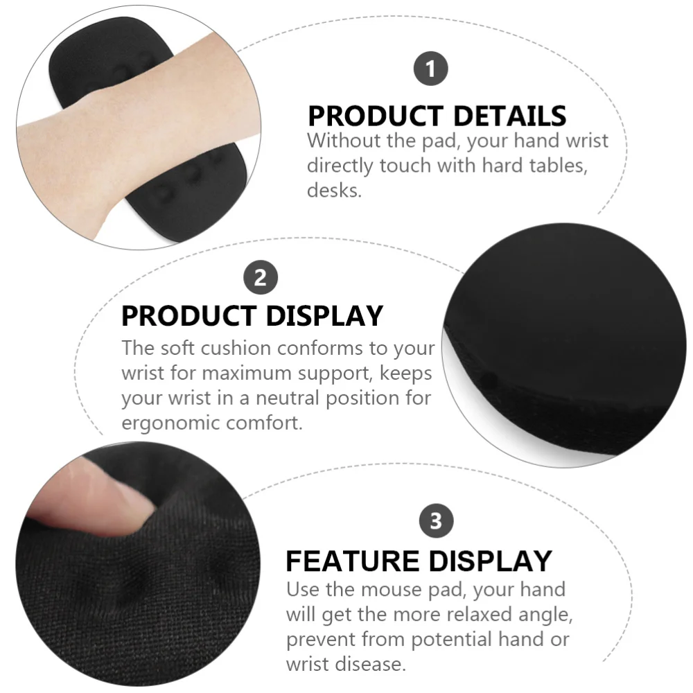 

Silicone Wrist Rest Support Pad Wrist Pain Relief Anti-skid Wrist Cushion