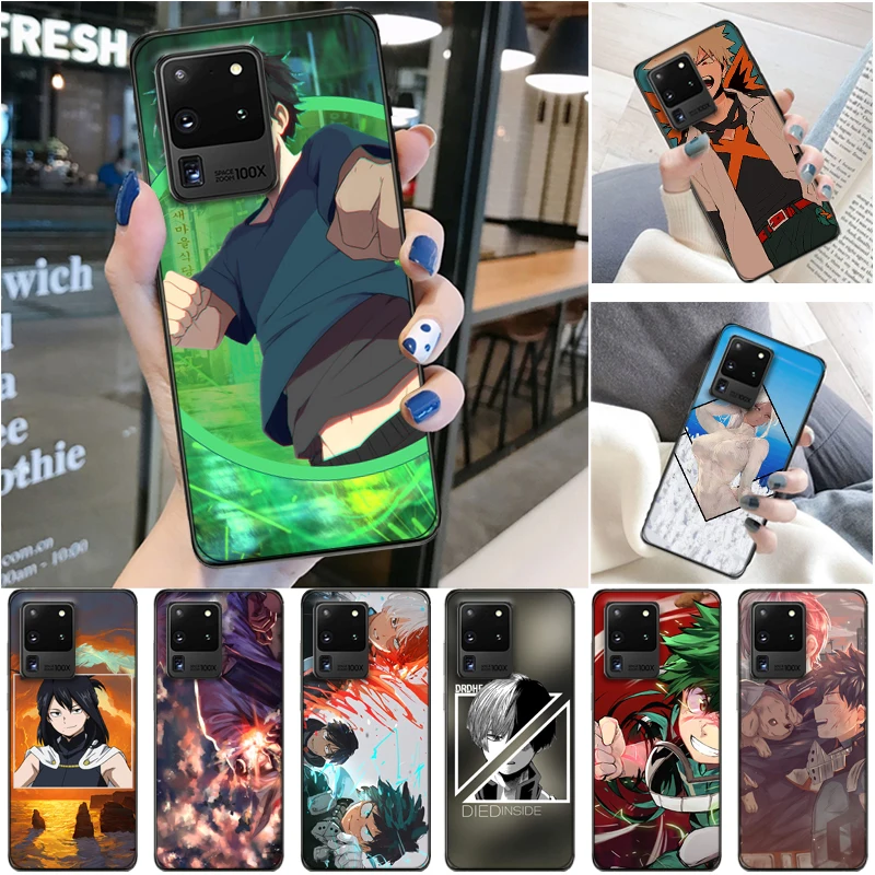 

My Hero Academia Todoroki Shouto Tomura Boku Bakugou Katsuki Dabi Shigaraki Phone Case For Samsung Galaxy S20 Ultra FE Cases
