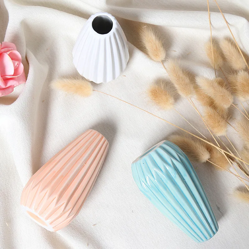 Маленькие красочные свежие керамические вазы современный простой домашний