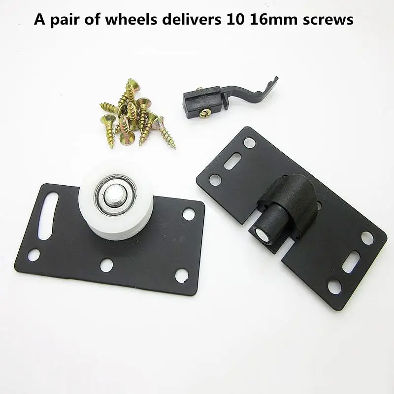 Ролики для раздвижных дверей нейлоновый ролик шкафа 2 пары | Обустройство дома