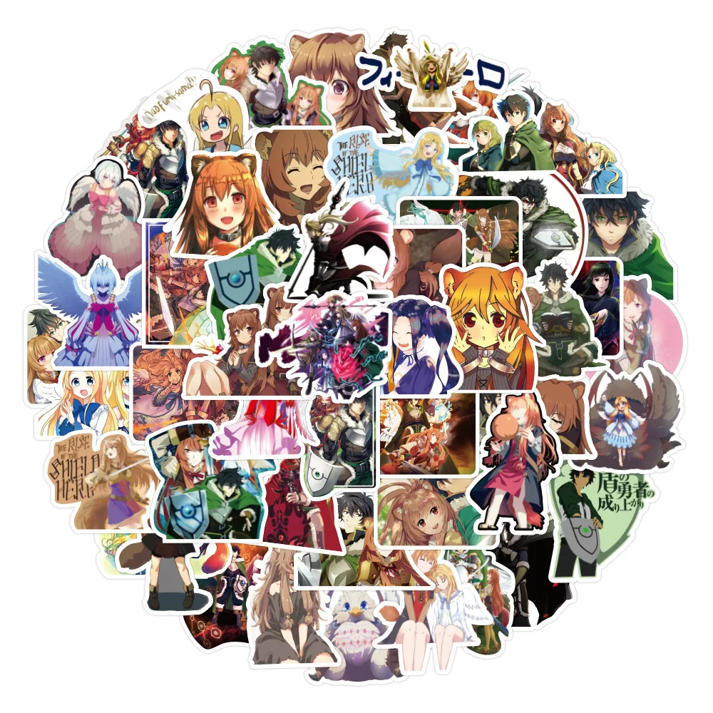 

10 / 30 / 50pcs Japanese Animation Shield Brave Graffiti Sticker DIY Suitcase Laptop Star Animation Sticker Waterproof Wholesale
