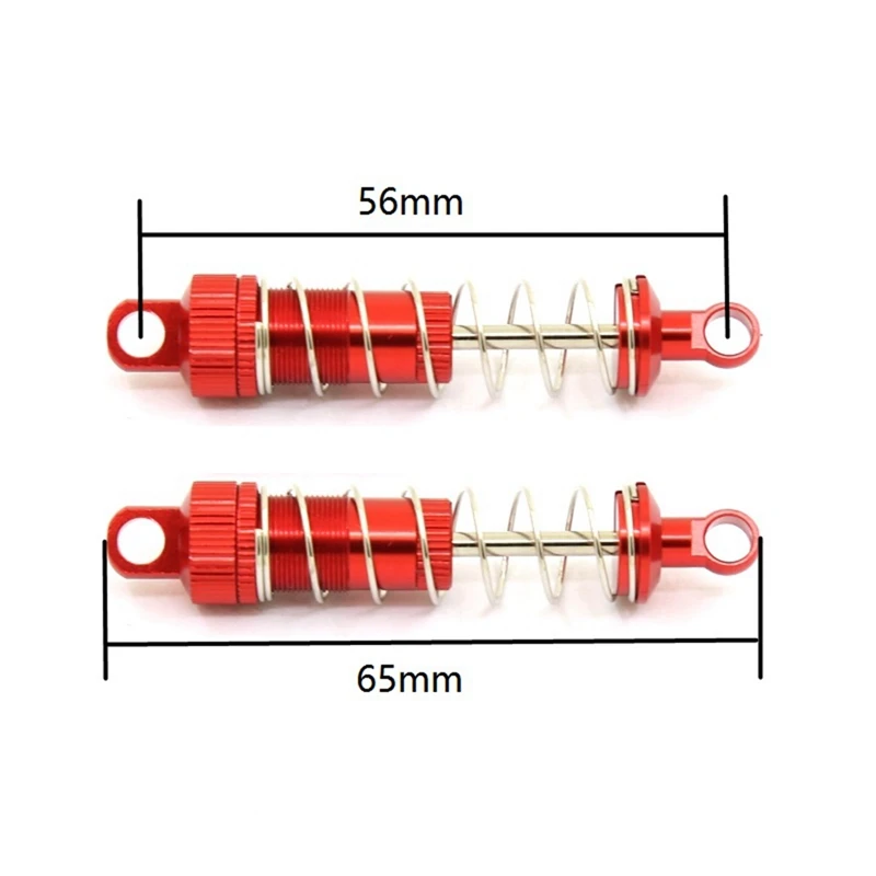 

4 Pcs Metal Shock Absorber Damper for MN D90 MN99S WPL C14 C24 Wltoys A959 A959-B RC Car Upgrade Parts Accessories