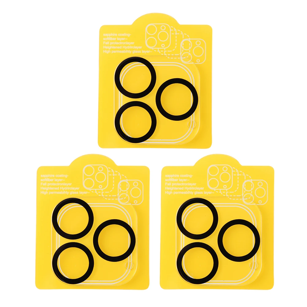 

3pcs Full Cover Camera Lens Tempered Glass for iPhone 13 Pro/Pro Max Back Cover Anti Scratch Protective Glass Film Protector