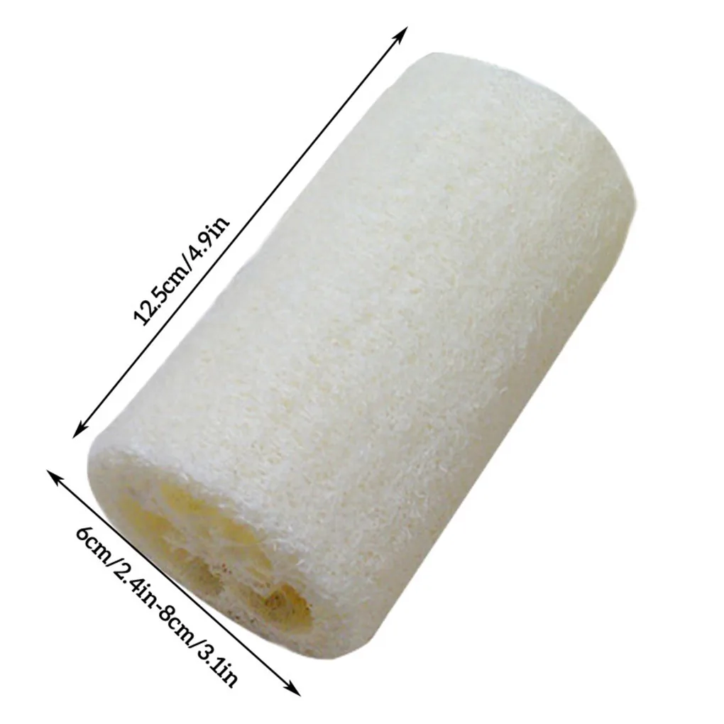 

New Portable 1PC Water Absorbing Loofah Scrubber Soft Exfoliating Loofah Cleaning Tool Washing Scrubber