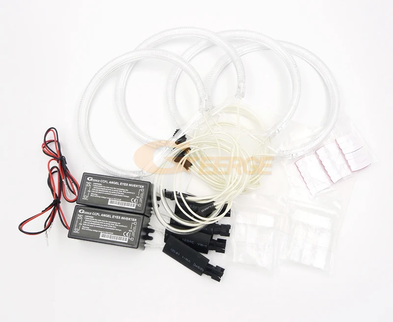 Отличный ультра яркий CCFL ангельские глазки набор колец автомобильные аксессуары
